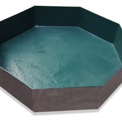 Bassin sur mesure JCB octogonal
