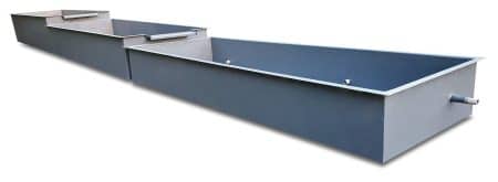 Ensemble de 3 bassins sur mesure avec lames d’eau