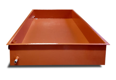 Bassin JCB "aspect corten"