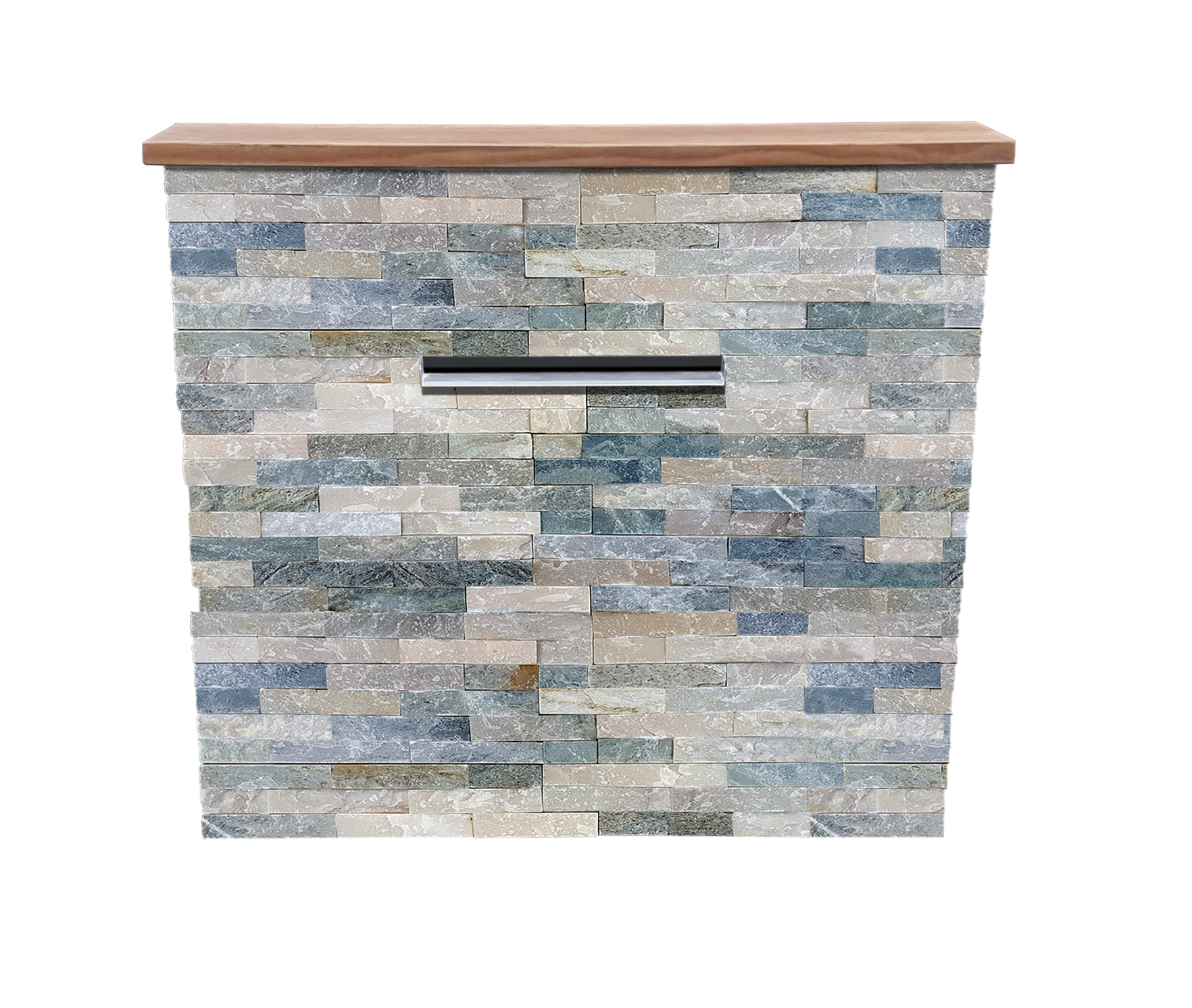 Muret d'eau JCB Muret d'eau en shiste gris beige